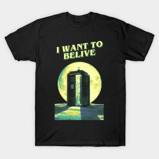 I Want To Belive Green Tradis Vintage T-Shirt